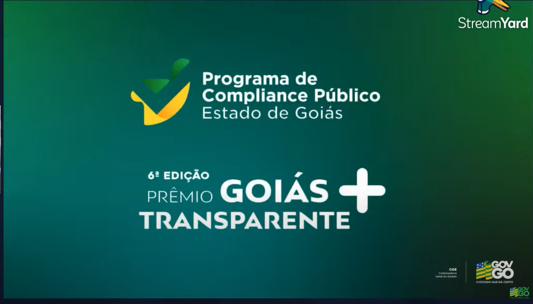 CGE detalha como será a 6ª edição do Prêmio Goiás + Transparente 