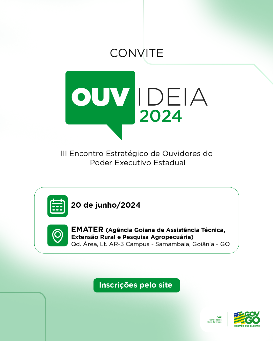 III Encontro Estratégico de Ouvidores do Poder Executivo Estadual de Goiás já tem data marcada 