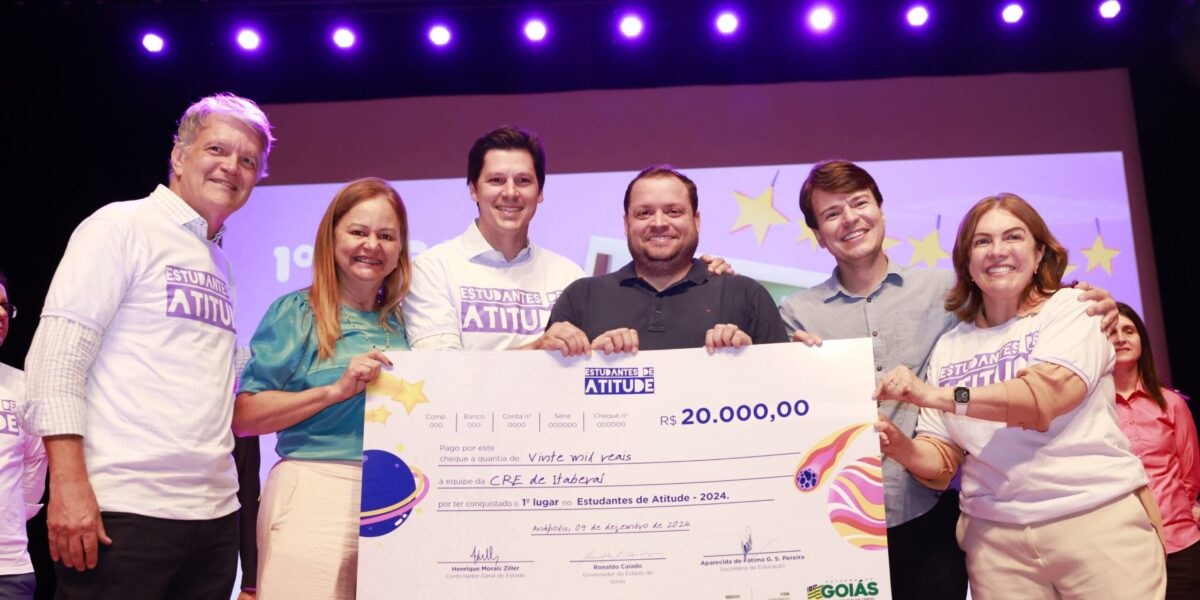 Estudantes de Atitude premia escolas e destaca protagonismo juvenil em Goiás