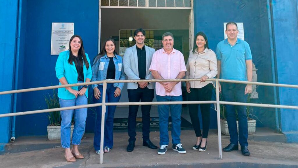 Visita técnica realizada por Tiago Borges, mentor da CGE-GO, aos servidores do município de Silvania.