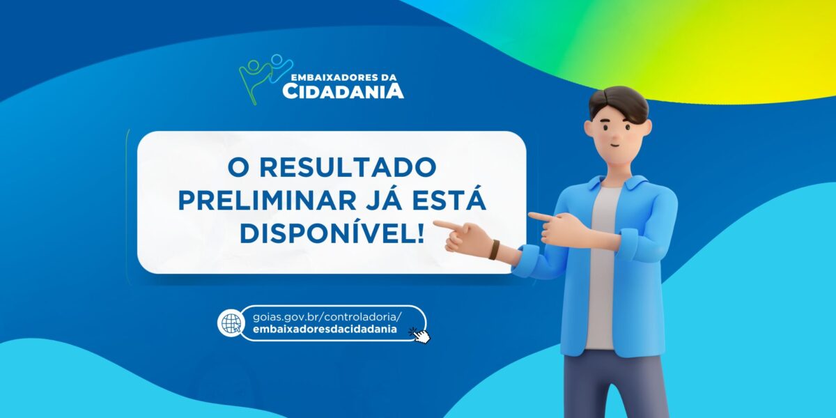 Embaixadores da Cidadania divulga lista de selecionados para 1ª fase 