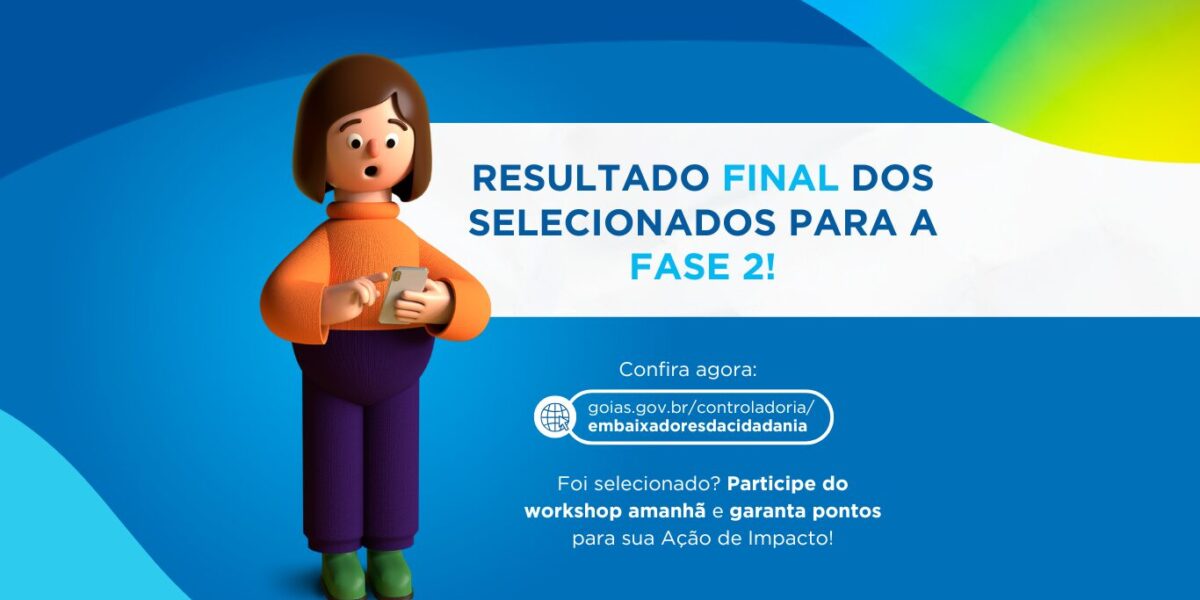 CGE publica resultado final dos selecionados da Fase 2 do Embaixadores da Cidadania 2025 