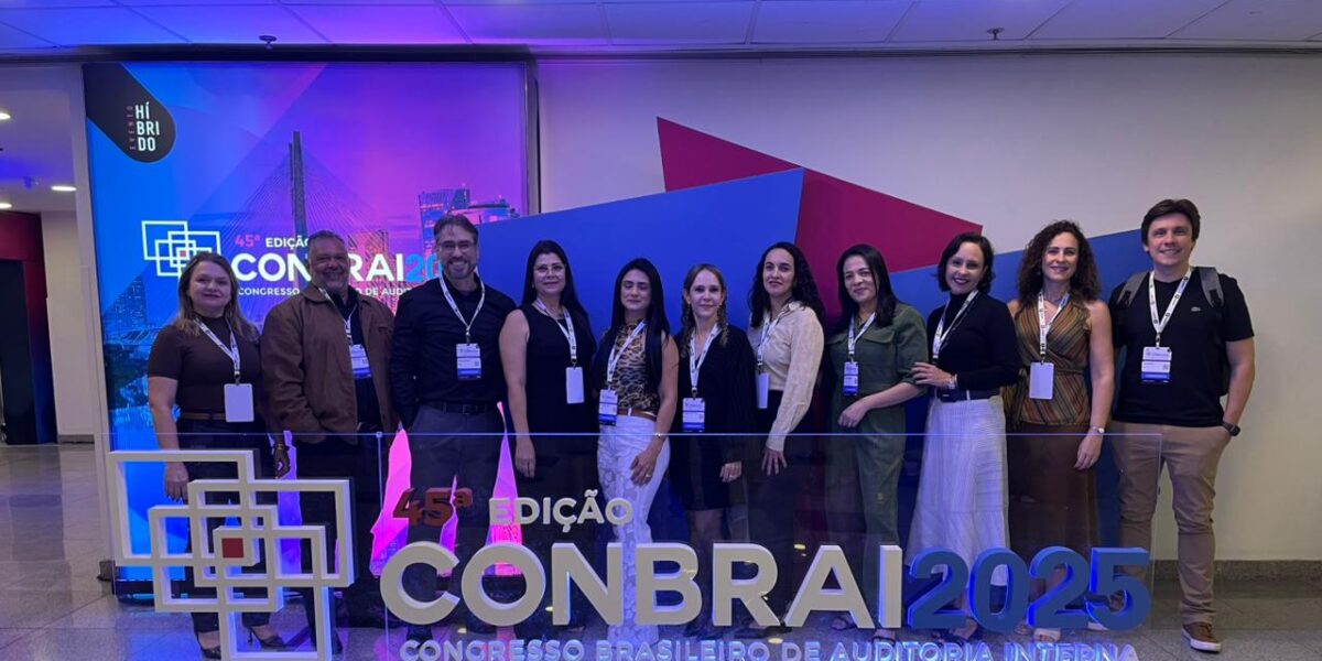 Servidores da CGE-GO participam de Congresso Brasileiro de Auditoria Interna