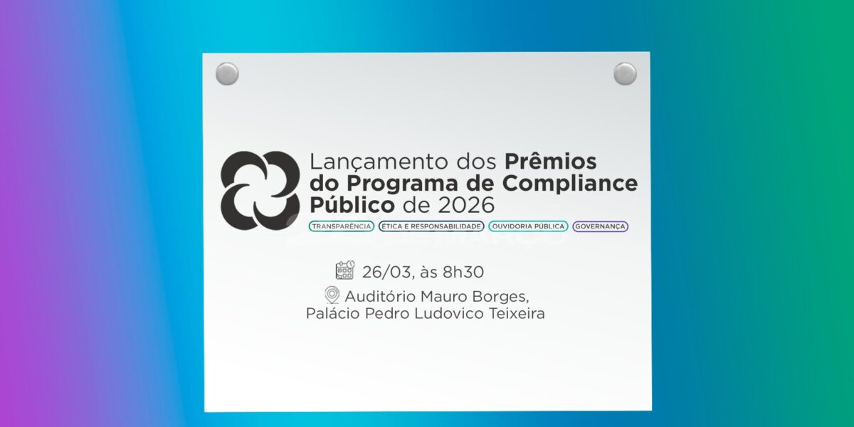 CGE lançará os Prêmios do Programa de Compliance Público nesta quinta-feira (26) 
