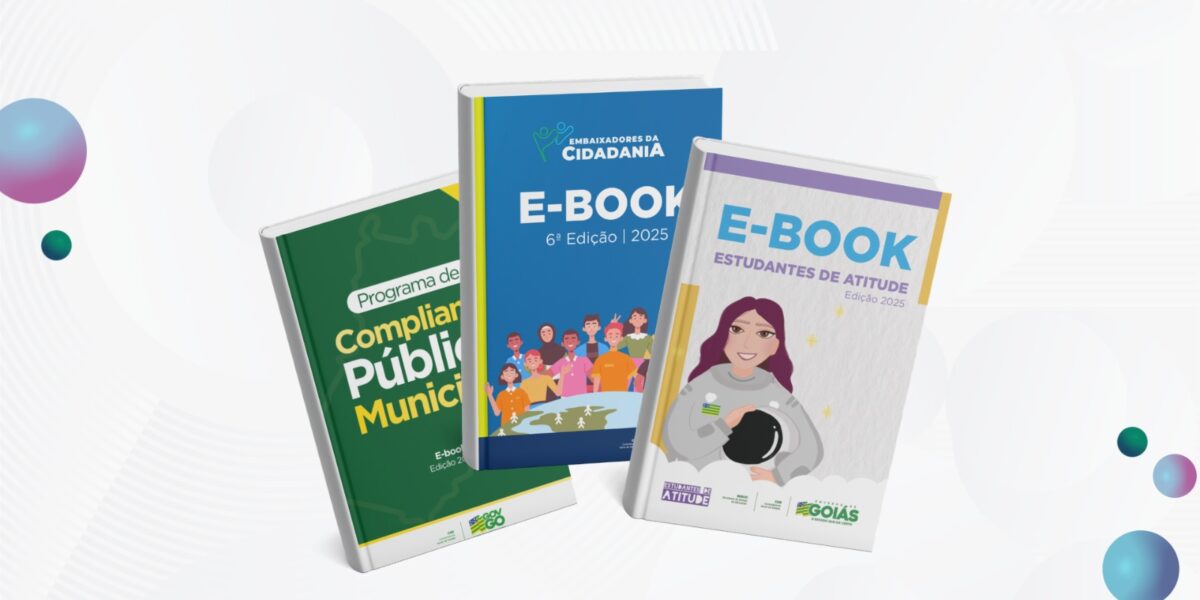 CGE lança novos eBooks do Programa de Compliance Municipal, Estudantes de Atitude e Embaixadores da Cidadania 