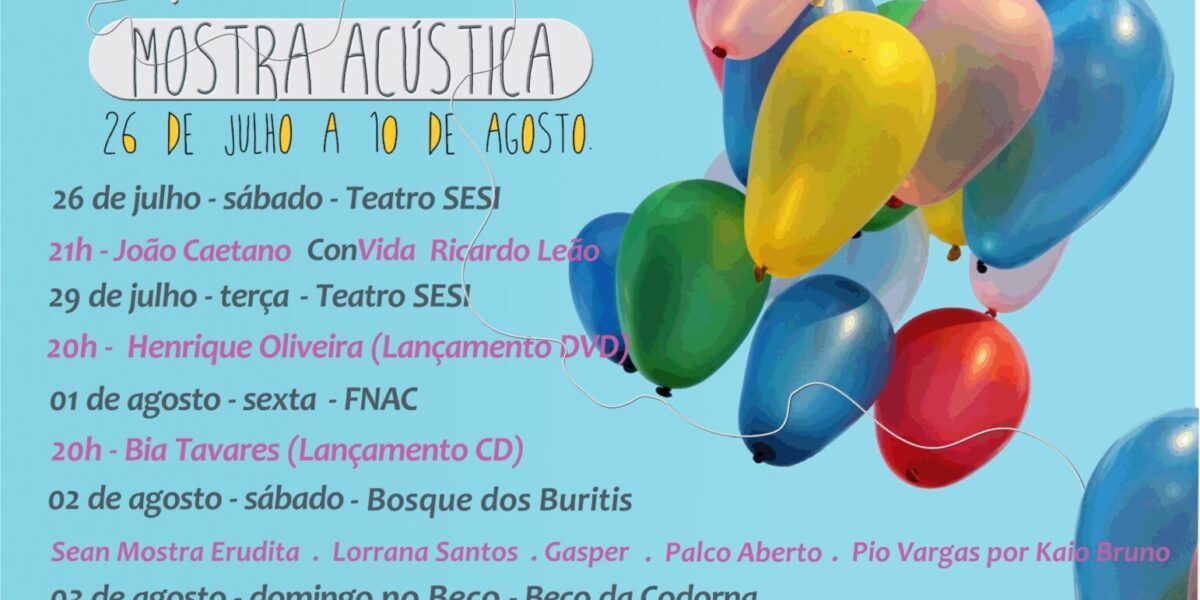 Festival OffSina abre programação neste sábado com apoio da Lei Goyazes