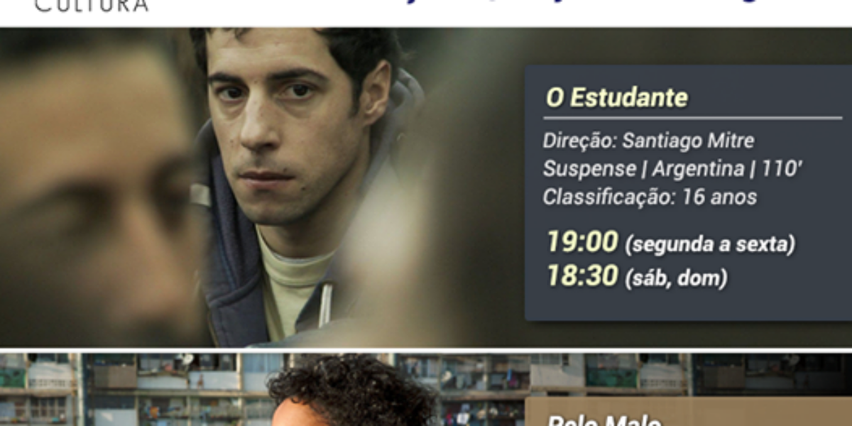 O Estudante em cartaz  no Cine Cultura