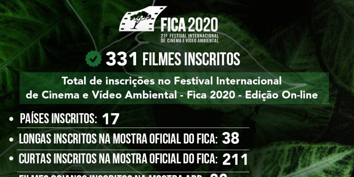 Fica 2020 encerra inscrições com 331 filmes de 17 países
