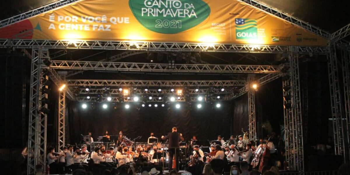 Promovido pelo Governo do Estado, Canto da Primavera, em Pirenópolis, chega ao fim com sucesso de público e valorização de artistas goianos