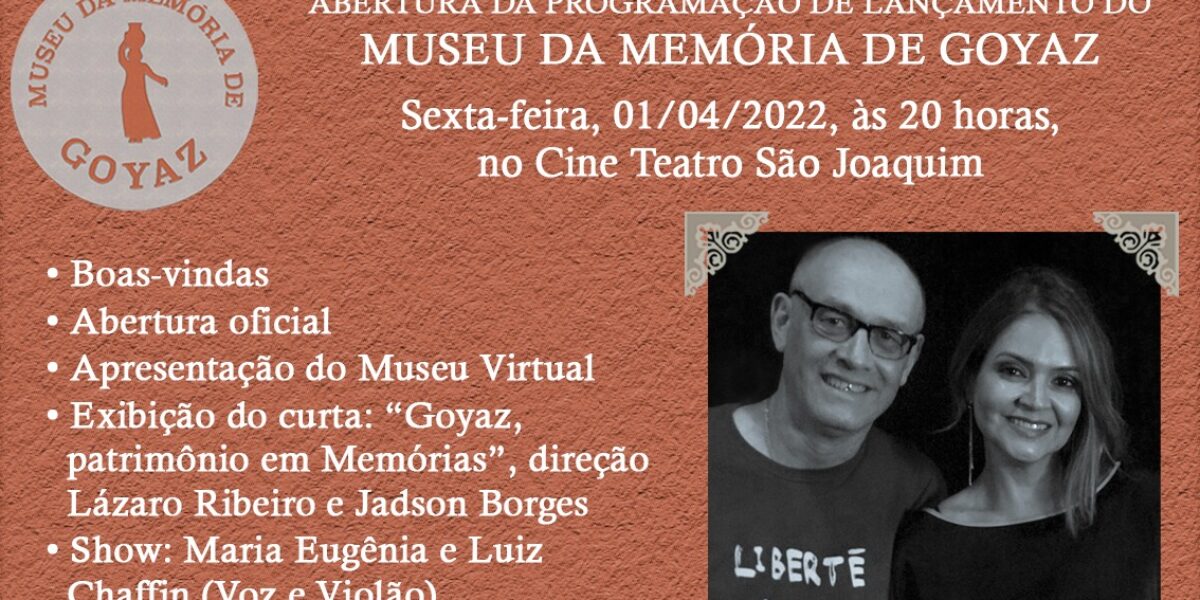 Museu da Memória de  Goyaz será lançado nesta sexta-feira, na histórica Vila Boa