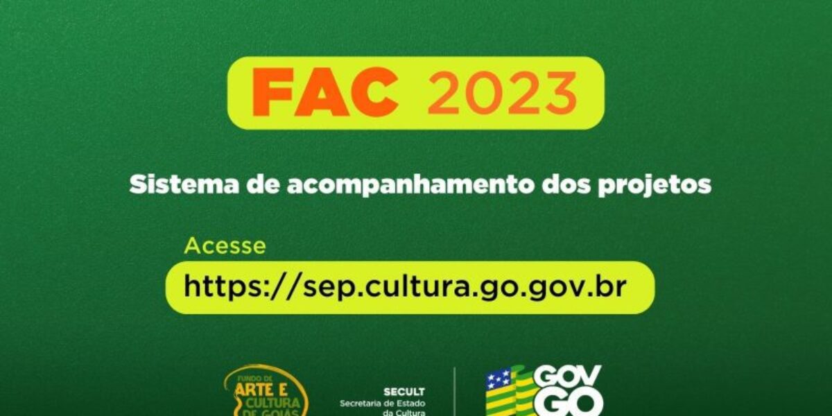 Fac 2023 anuncia sistema de acompanhamento dos projetos