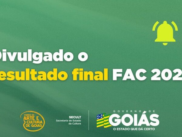 Secult Goiás divulga resultado final do FAC 2023