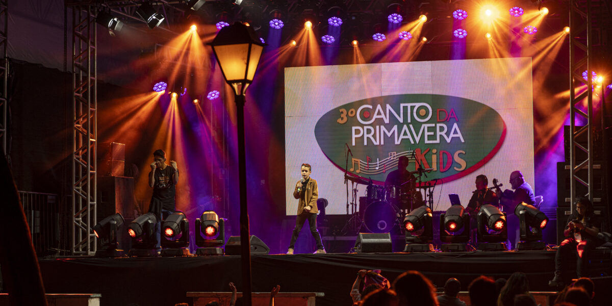 Inscrições para o Canto da Primavera Kids 2025 vão até 28 de julho