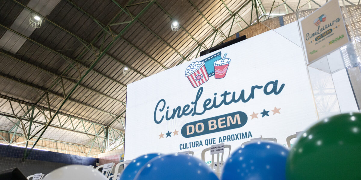Cine Leitura do Bem chega a mais quatro cidades goianas com programação gratuita para crianças