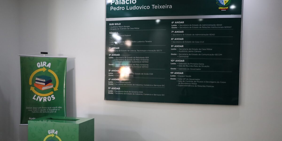 Projeto Gira Livros abre novos pontos de coleta em Goiânia e Catalão