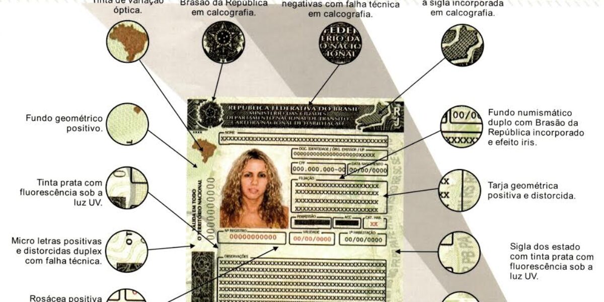 Novo modelo de CNH entra em vigor dia 2