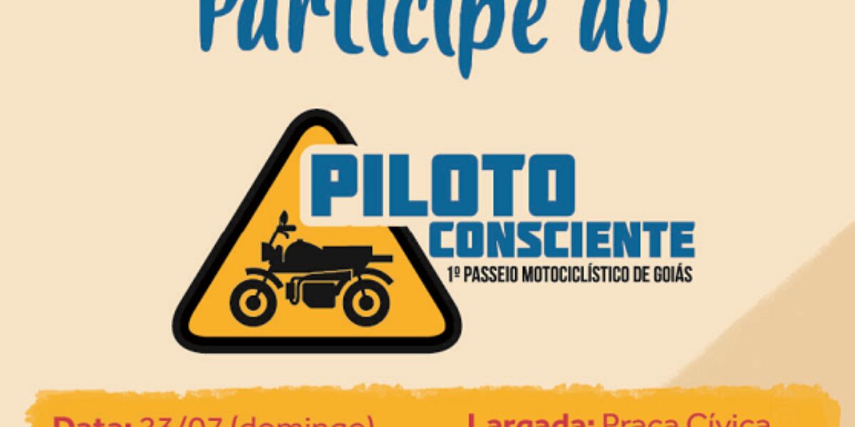 Detran e TV Anhanguera promovem 1º Passeio Motociclístico de Goiás