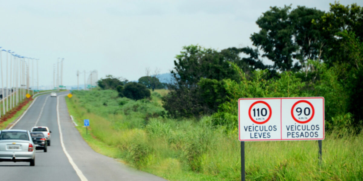 Velocidade máxima entre Goianira e Cidade de Goiás será de 110km/h