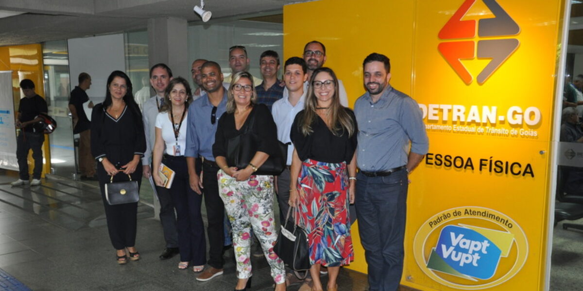 Servidores do Rio de Janeiro conhecem funcionamento de programas do Detran Goiás