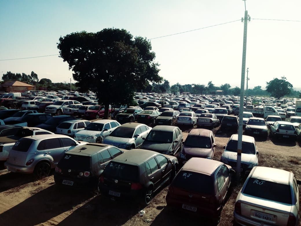 DetranGO realiza leilão para desocupar pátios DETRAN