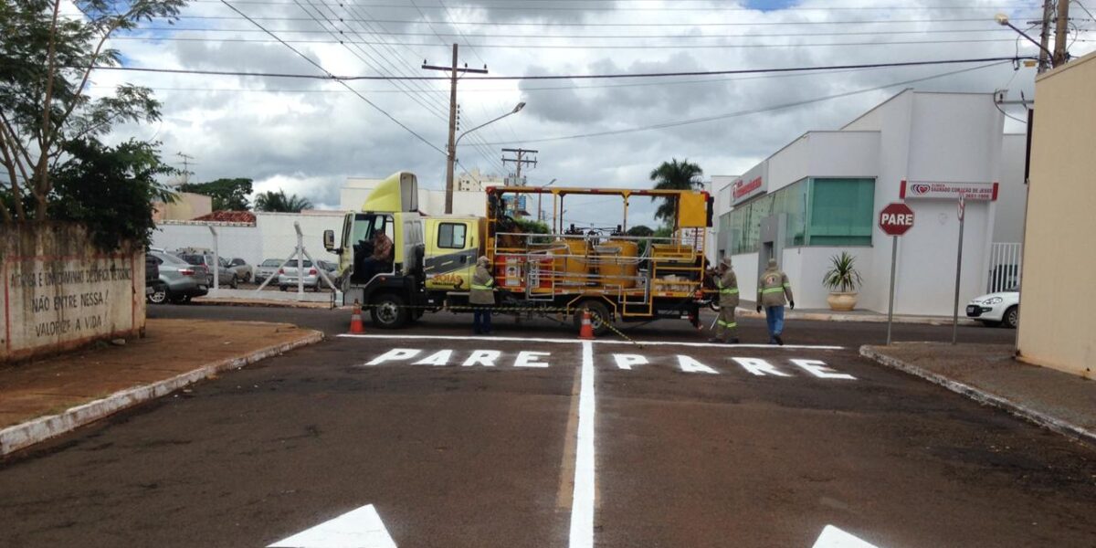Detran inaugura sinalização de trânsito em Quirinópolis
