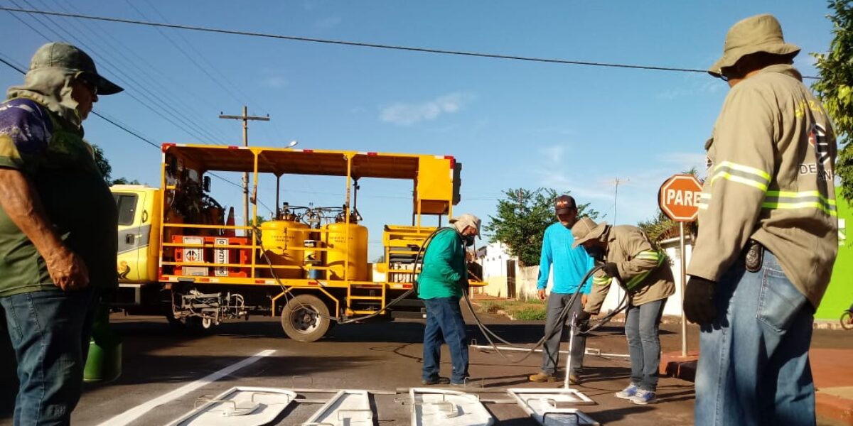 Detran inaugura sinalização de trânsito em Quirinópolis