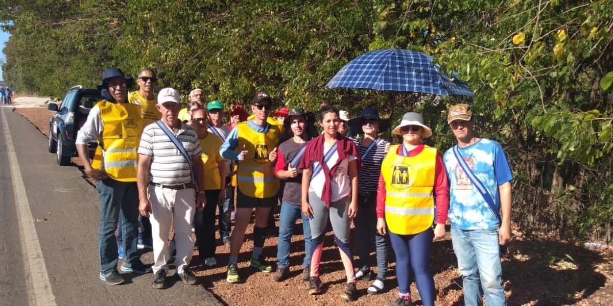 Detran realiza ação educativa com romeiros