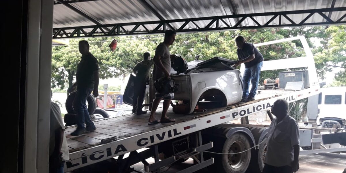 Desmanche ilegal é interditado e quadrilha é presa em operação na Região Metropolitana de Goiânia