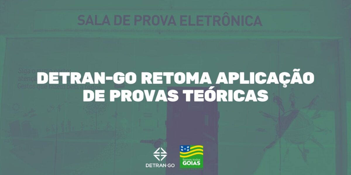 Detran-GO retoma aplicação de provas teóricas