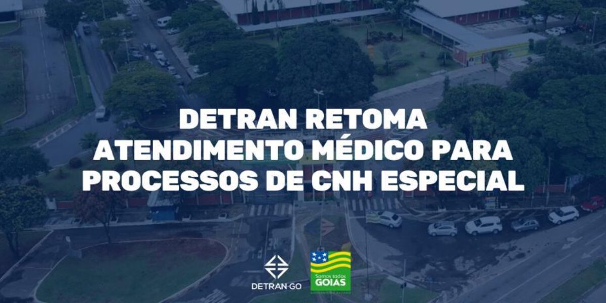 Detran retoma atendimento médico para processos de CNH especial
