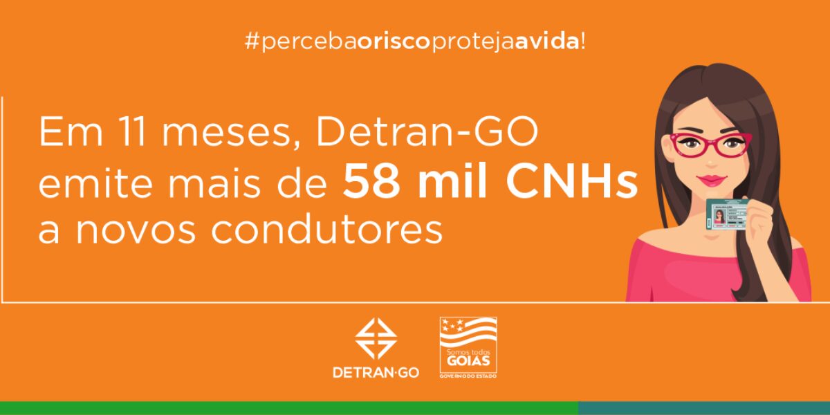 Detran emite mais de 58 mil primeiras habilitações em 11 meses