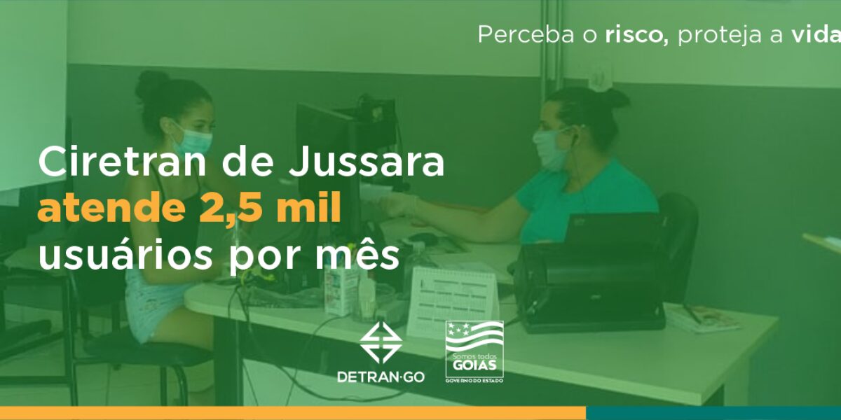 Ciretran de Jussara atende 2,5 mil usuários por mês