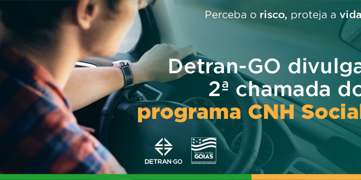 Detran-GO divulga 2ª chamada do programa CNH Social