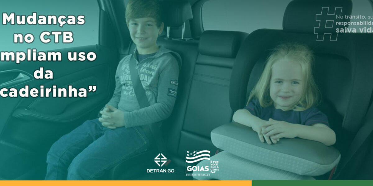 Mudanças no CTB ampliam uso da “cadeirinha”