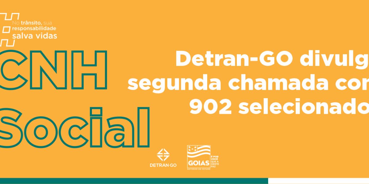 CNH Social: Detran-GO divulga segunda chamada com 902 candidatos