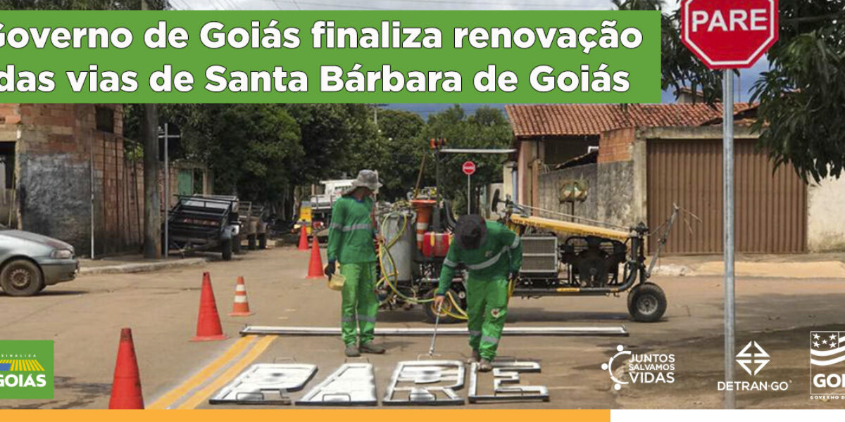 Governo de Goiás finaliza renovação das vias de Santa Bárbara de Goiás