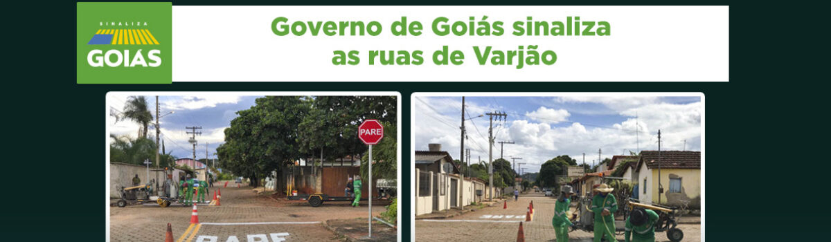 Detran-GO entrega sinalização em Varjão