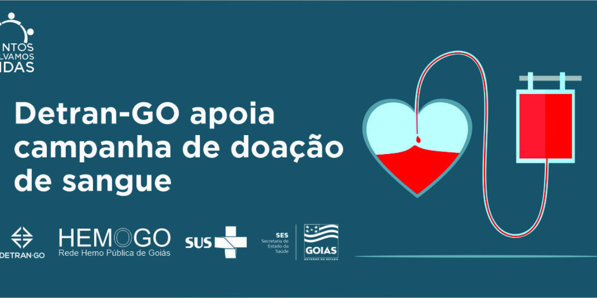 Detran-GO apoia campanha de doação de sangue