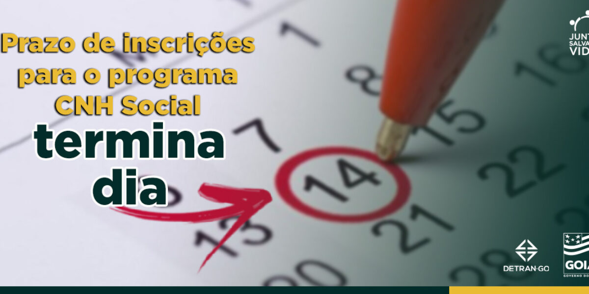 Prazo de inscrições para o programa CNH Social termina dia 14/03