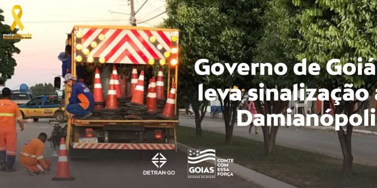 Governo de Goiás leva sinalização a Damianópolis