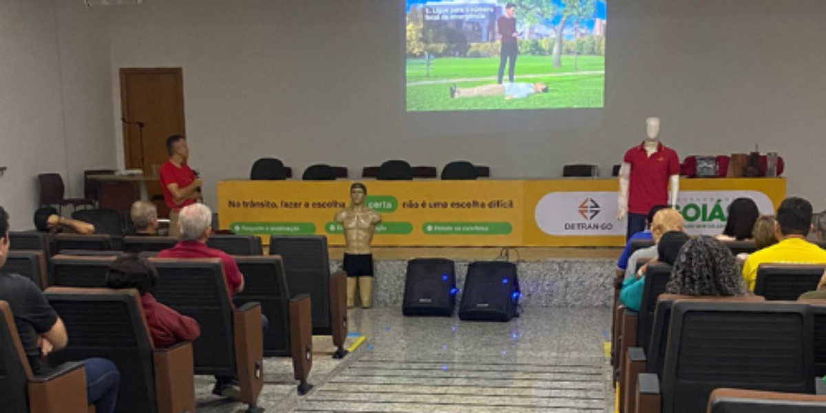 Servidores do Detran-GO recebem treinamento de primeiros socorros durante 18ª Sipat