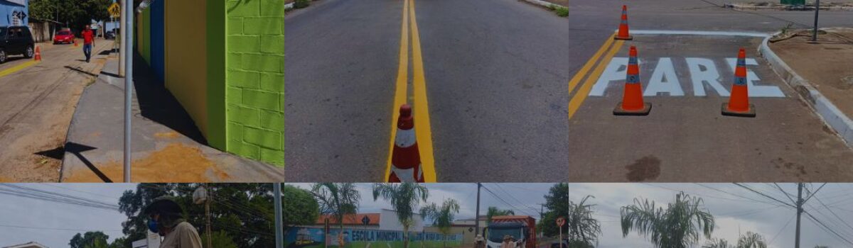 Detran-GO implanta 25 mil metros quadrados de sinalização em áreas urbanas dos municípios goianos