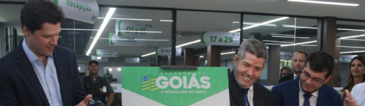 Governo de Goiás e Detran-GO inauguram Vapt Vupt e lançam programa de educação para o trânsito