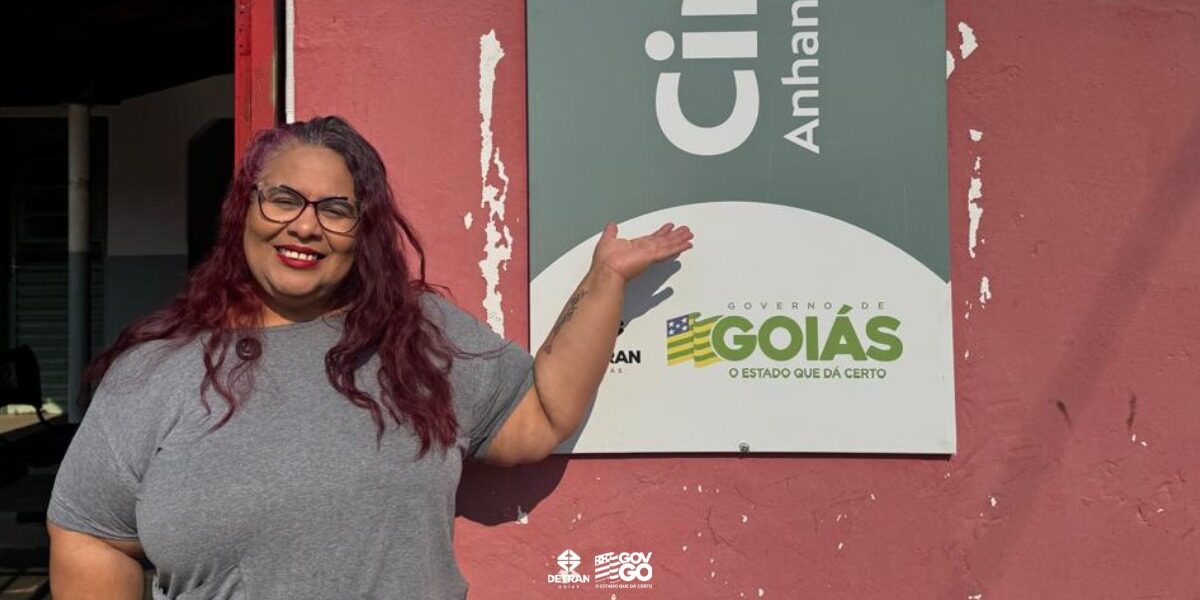 Detran-GO leva serviços e sinalização para Anhanguera