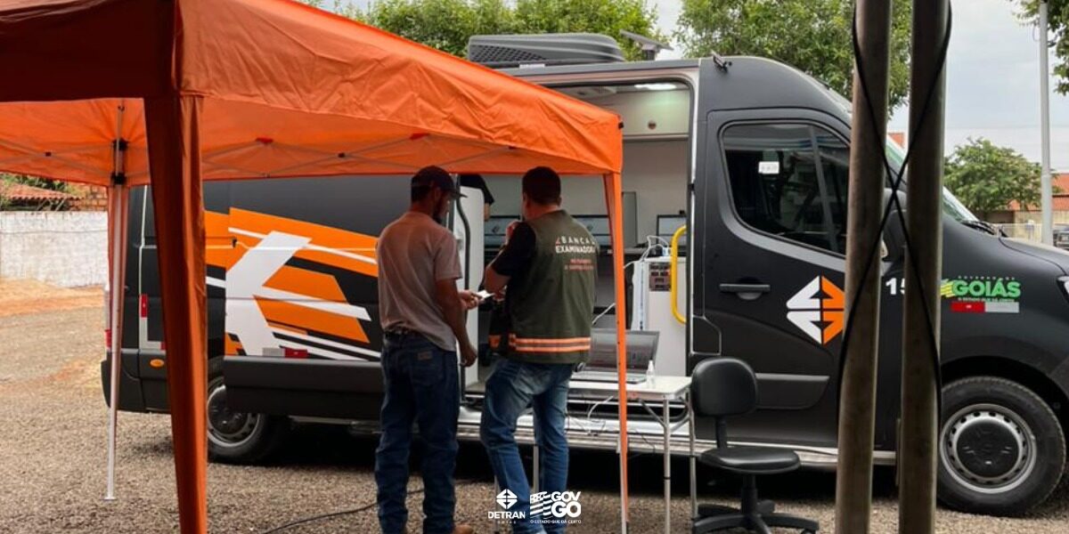 Detran-GO leva unidade móvel de provas teóricas ao interior e amplia acesso à CNH