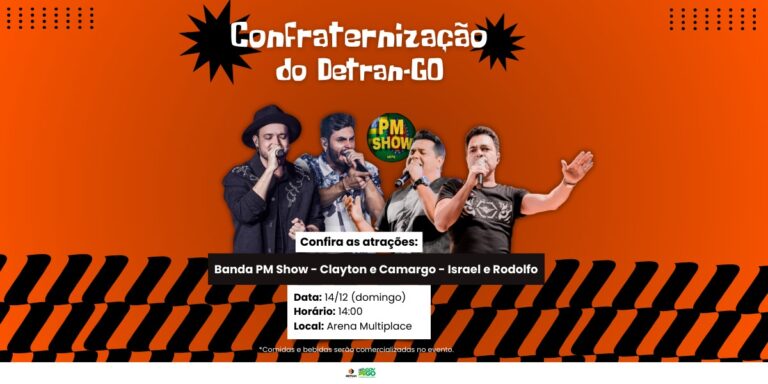 Detran-GO oferece show gratuito de Israel e Rodolffo