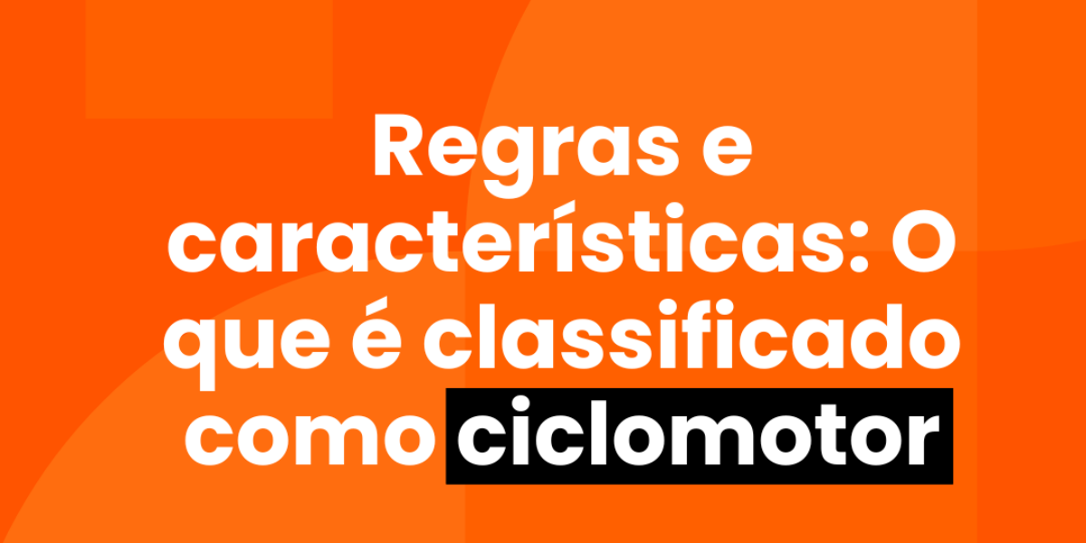 Entenda o que é um ciclomotor e a diferença para outros veículos