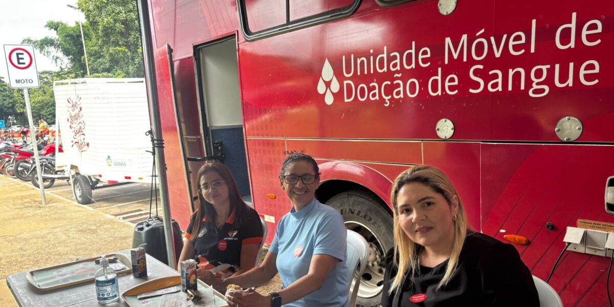 Detran-GO mobiliza servidores e comunidade em campanha pela vida e obtém 80 bolsas de sangue