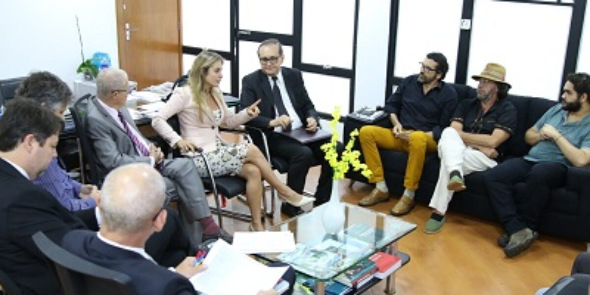 Secretária recebe secretário da Cultura e produtores culturais de Goiás