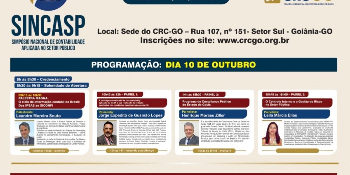 Subsecretária participará de simpósio de Contabilidade